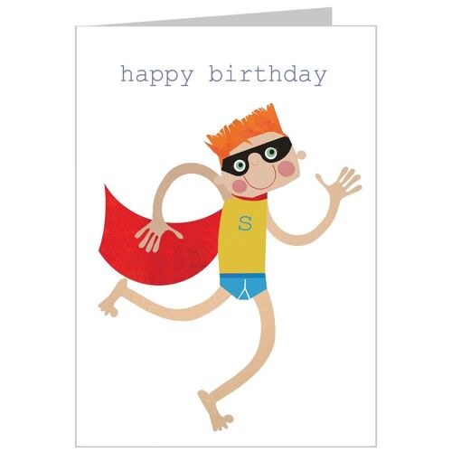 TB10 Super Hero Birthday Card