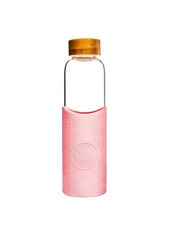 Bouteille en verre réutilisable Neon Kactus 550 ml - Pink Flamingo 2