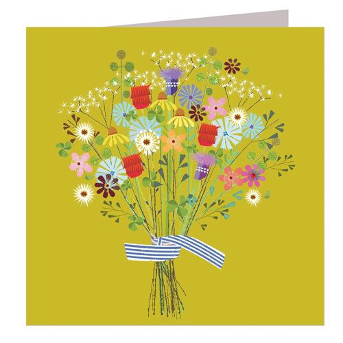 FL10 Bunch of Flowers Card