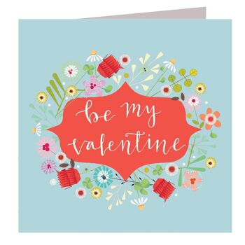 Carte florale de Saint-Valentin FL29 1