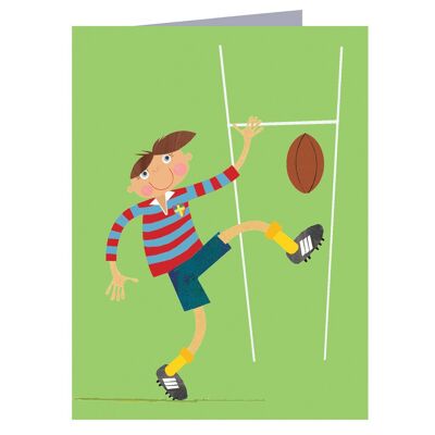 KTW48 Mini-Rugby-Grußkarte