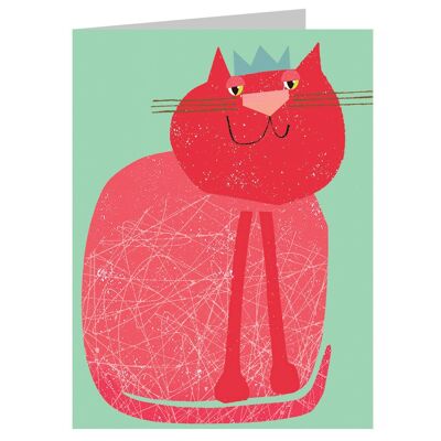 TW76 Mini Pink Cat Card