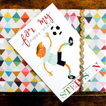 Carte de beau-fils de football BY10 4