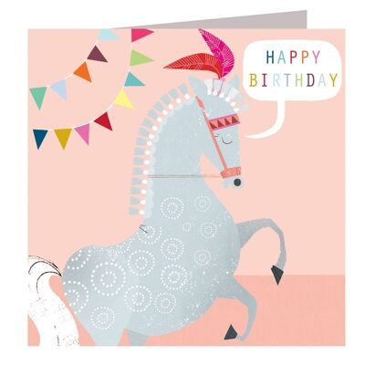 Tarjeta GL23 Happy Birthday Horse