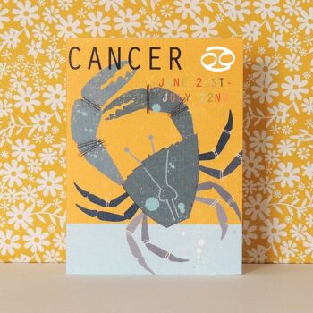 ZTW04 Mini carte du zodiaque Cancer 3