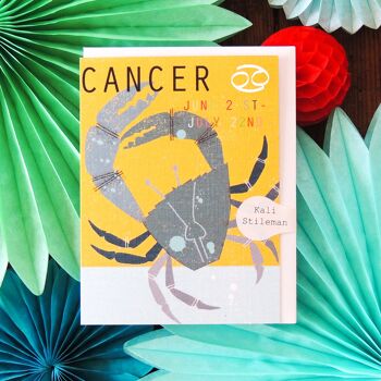 ZTW04 Mini carte du zodiaque Cancer 4