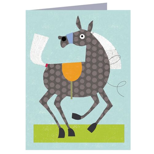 TW11 Mini Spotty Horse Card