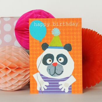 Carte d'anniversaire ZOS09 Panda 2