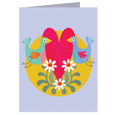 TW17 Mini Love Birds Card