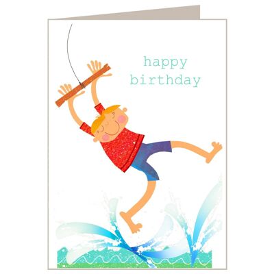 TB24 Rope Swing Birthday Card