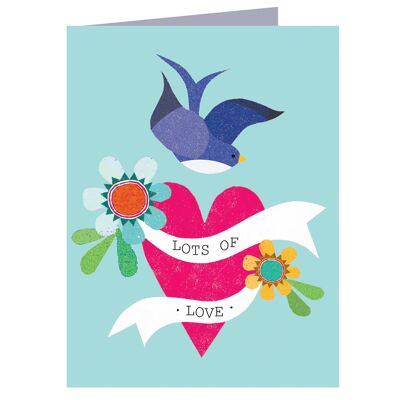 TW15 Mini Tattoo Greetings Card