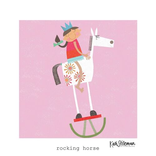 PR07 Rocking Horse Art Print