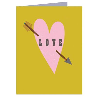 TW44 Mini carte de vœux d'amour