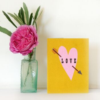 TW44 Mini carte de vœux d'amour 2