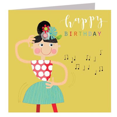 Carte d'anniversaire LS02 Glittery Strictly Come Dancing