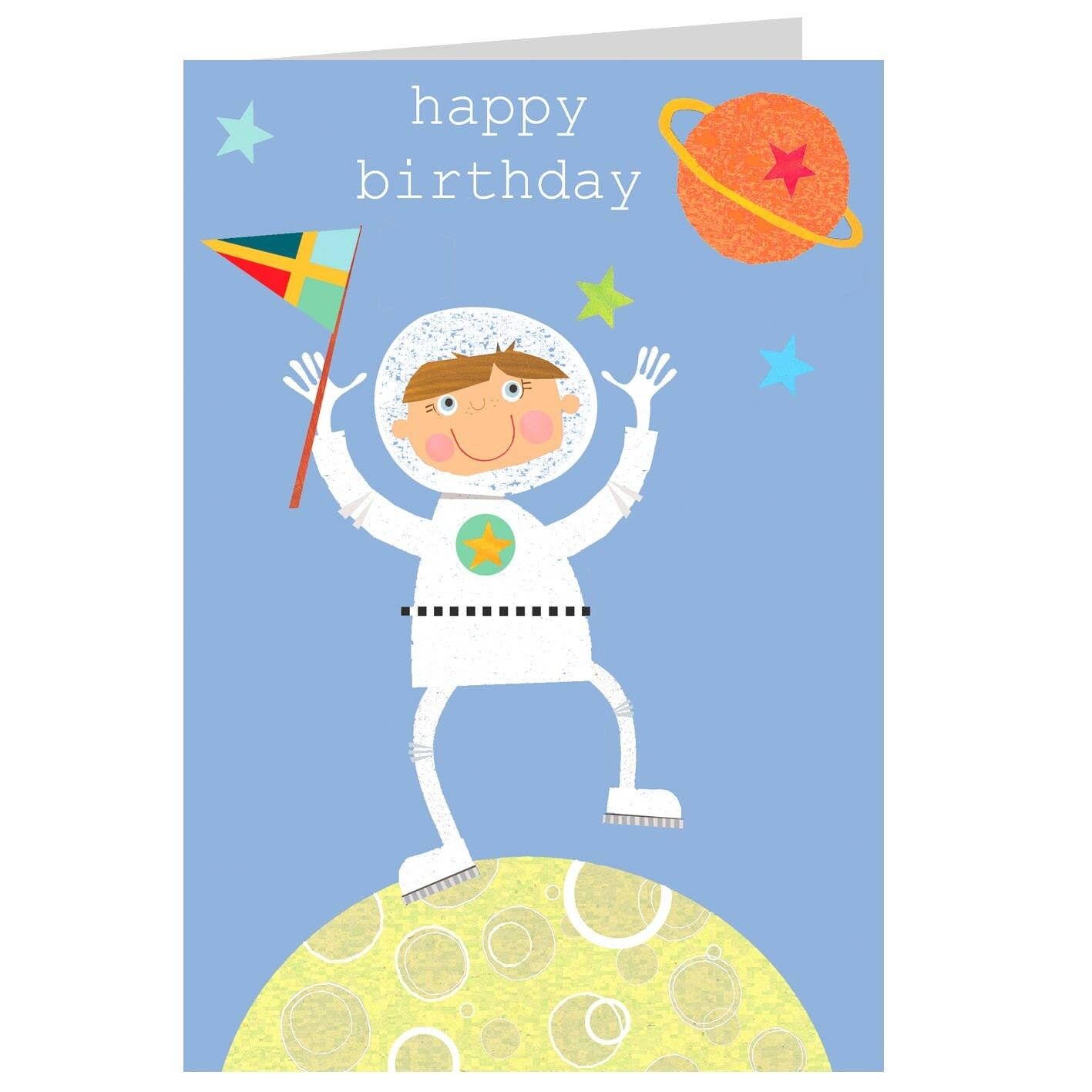 Carte de joyeux anniversaire TB09 Spaceman