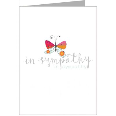 FF17 Sympathy Card with Silver Foiling