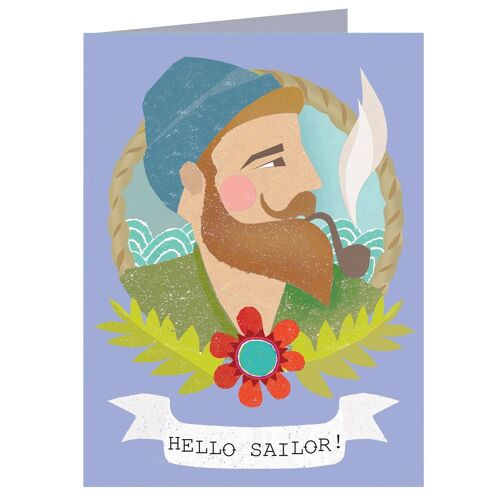TW26 Mini Hello Sailor! Card
