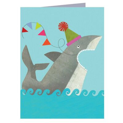 Tarjeta Mini Party Sharky KTW35