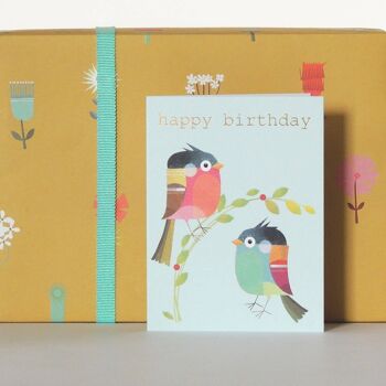 Carte d'anniversaire TW203 Mini Birdie 2