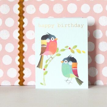 Carte d'anniversaire TW203 Mini Birdie 4