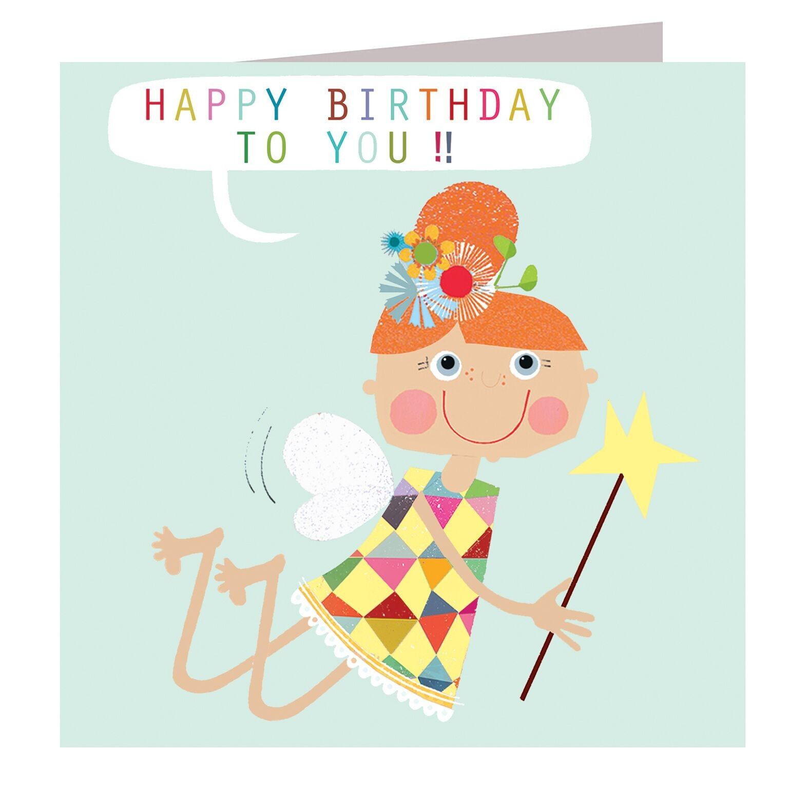 GL22 Buon Compleanno Fata Card