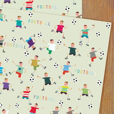 WP44 Fußball-Geschenkpapier
