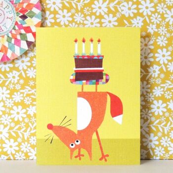 Carte Mini Topsy Turvy Fox KTW38 2