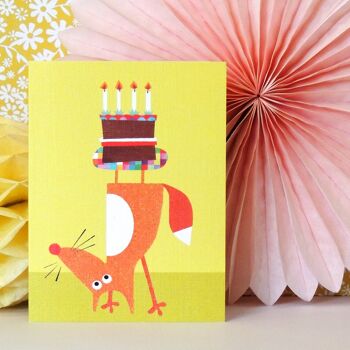 Carte Mini Topsy Turvy Fox KTW38 3