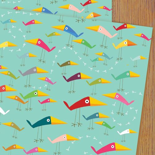WP96 Bird Gift Wrapping Paper