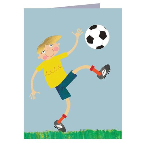 KTW37 Mini Footballer Greetings Card