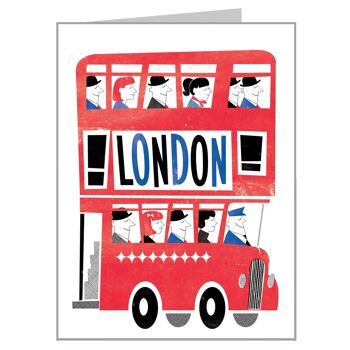 LN04 Mini carte de bus de Londres 1