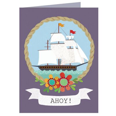 Tarjeta de felicitación TW38 Mini Ahoy
