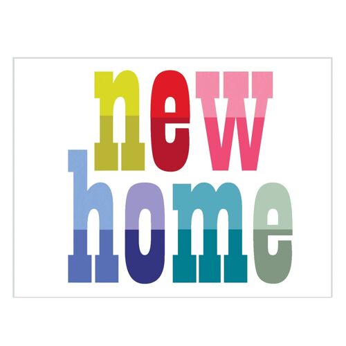 TW114 Mini New Home Card with Glittery Letters