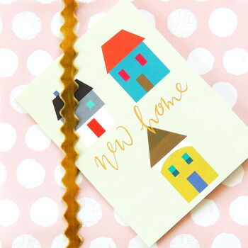 TW43 Mini New Home Card avec feuille d'or 3