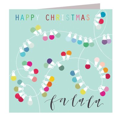 XX06 Christmas Lights Greetings Card