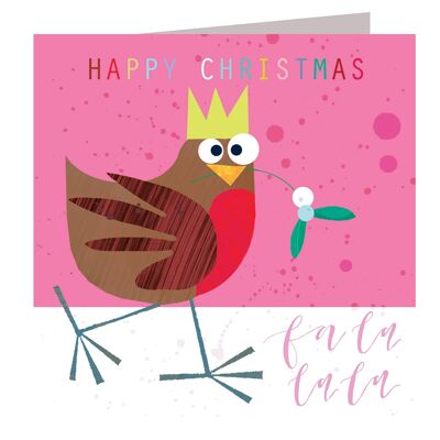 XX05 Christmas Robin Greetings Card