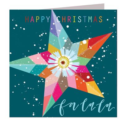 XX01 Christmas Star Greetings Card