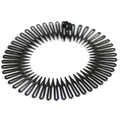 Zig zag hair band black