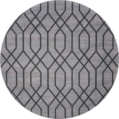 Vloerkleed Pattern Rond Groen ø160 cm , SKU236