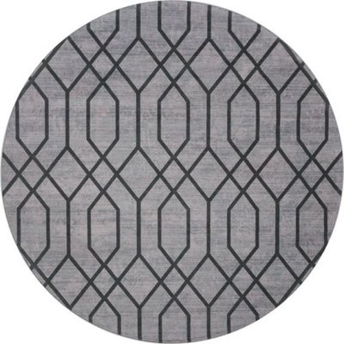 Vloerkleed Pattern Rond Groen ø120 cm , SKU288