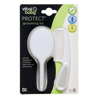 Kit per toelettatura PROTECT (spazzola e pettine)