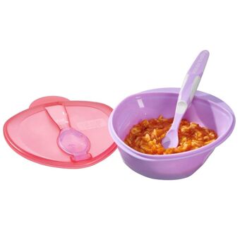 Set d'alimentation NOURISH scoop™ - Fizz (bol, couvercle et cuillère) 1