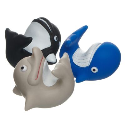 SPLASH squirt & splash sharks and whales (3pieces)