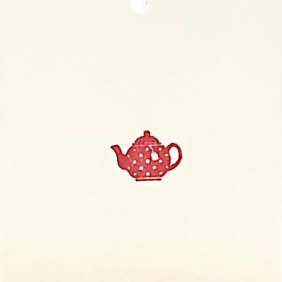 Flower card - teapot
