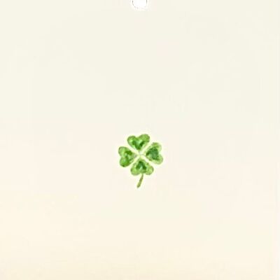 Flower card - 4 leaf clover