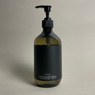 Botanical Bath, Shower & Body Oil 500mL – Pine Leaf Neroli Blossom Juniper Berry