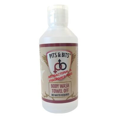 Pits & Bits Towel-off Body Wash  200ml - Antibacterial