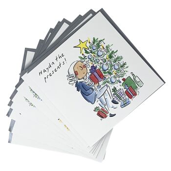 Pack de Noël - 2 de chacune des 4 cartes sur le thème de la musique classique par Rosie Brooks 2