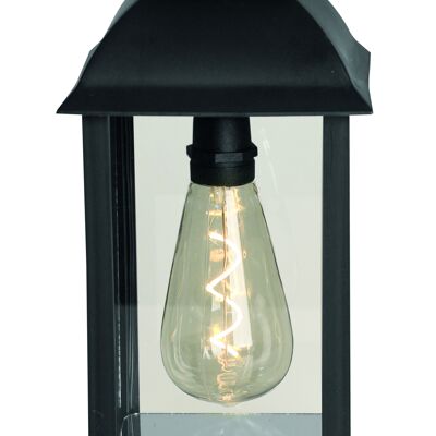 Battery Lantern T10 bulb, square black